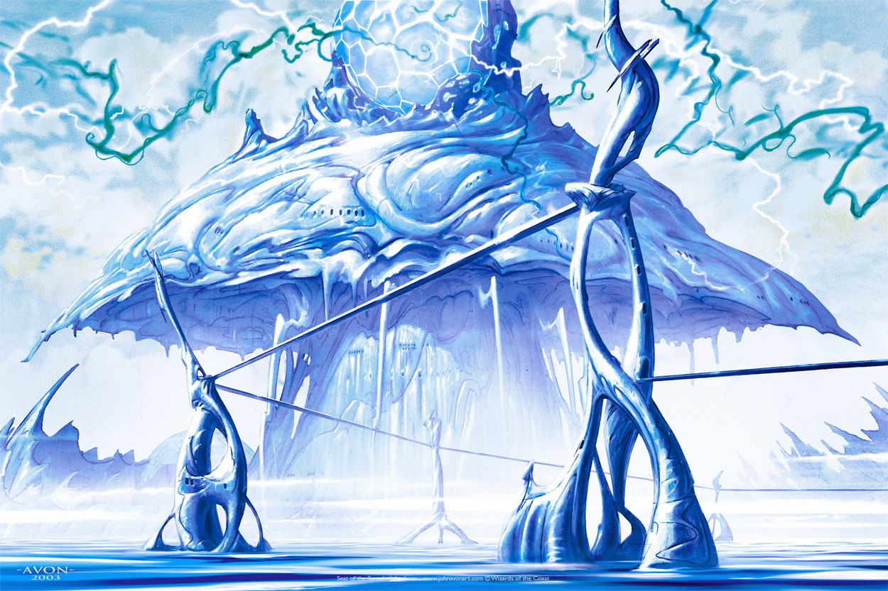 Seat of the Synod Magic The Gathering card artwork by John Avon